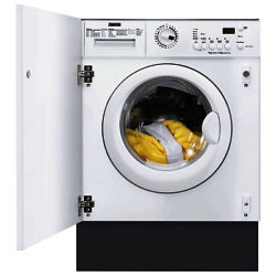 Zanussi ZWT71201WA Integrated Washer Dryer, 7kg Wash/4kg Dry Load, C Energy Rating, 1200rpm Spin, White